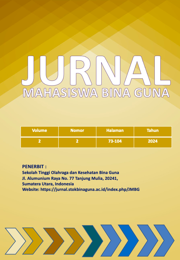 								View Vol. 2 No. 2 (2024): Jurnal Mahasiswa Bina Guna
							
